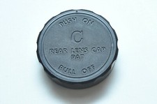 Patented FD Push on Rear Lens Cap for Canon FD MF Lens Japan