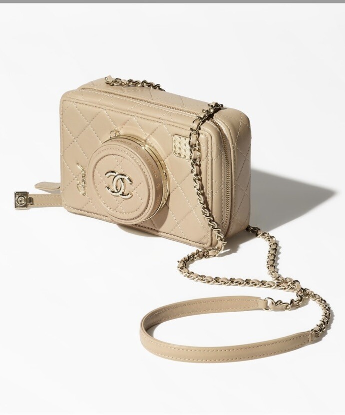 Chanel Runway Camera Bag 24S Beige/tan Mirror Crossbody Bag