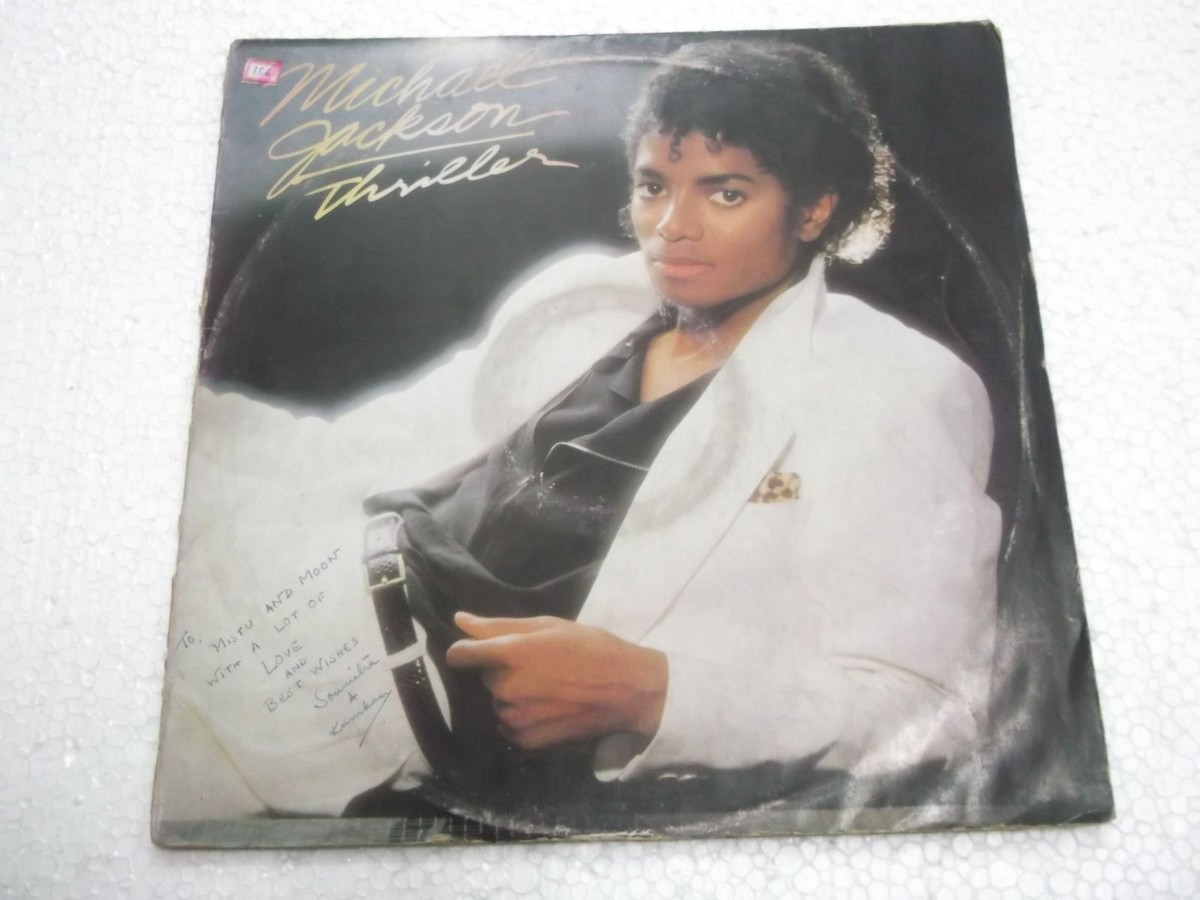 Michael Jackson Thriller Gatefold Cover Rare LP Record Vinyl India