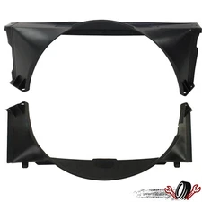 Upper & Lower Radiator Cooling Fan Shroud For Chevrolet S10 Blazer Jimmy 94-2005