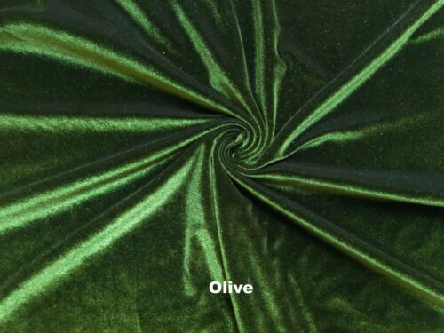 Apparel Velvet-Solid Colors-Sold by the Yard - Picture 4 of 20