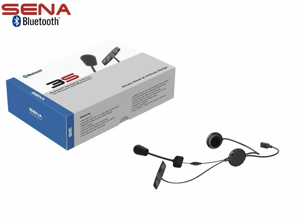 Sena 3S-WB kit mains-libres résistant à la pluie pour casque moto