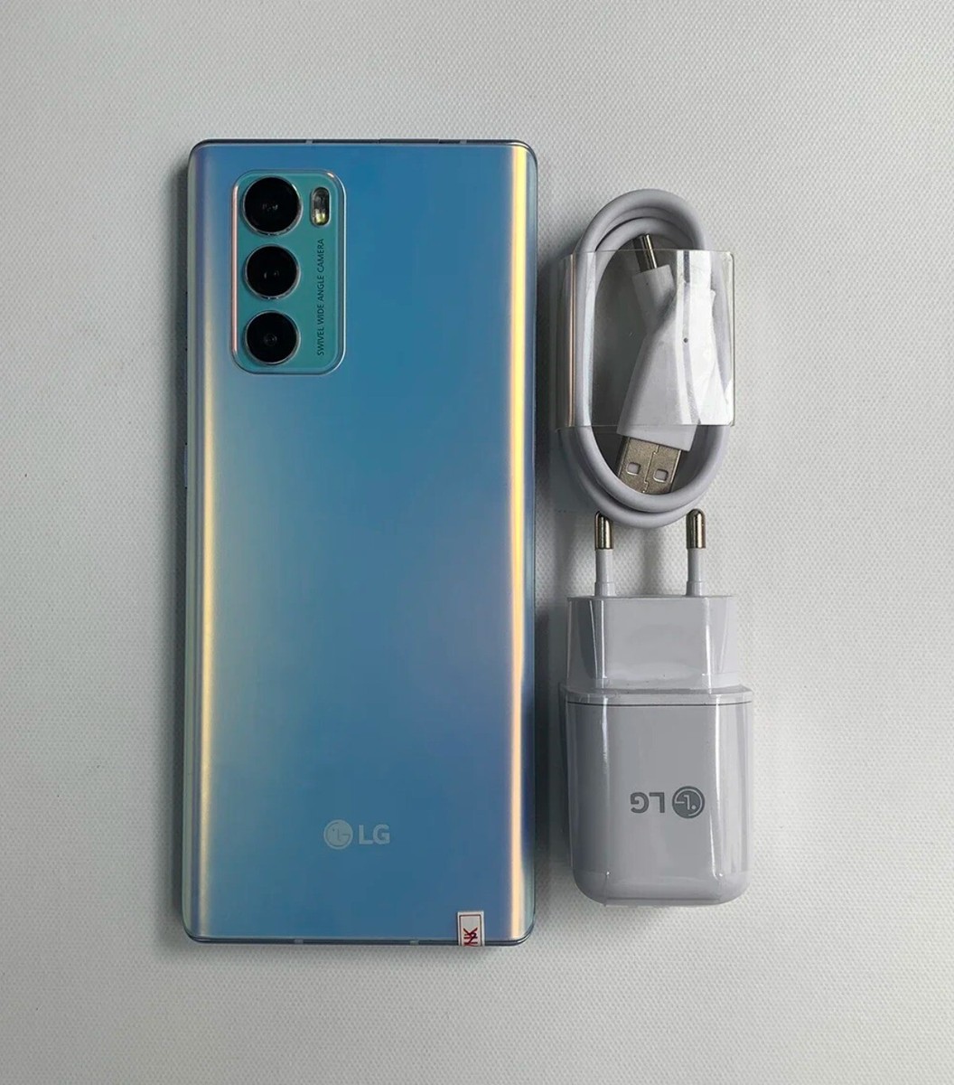 【訳アリ中古】LG WING LM-F100N グレー 本体 韓国版 スマホ T”字型の2画面スマホ「LG WING」が57,800円、イオシスで未使用品