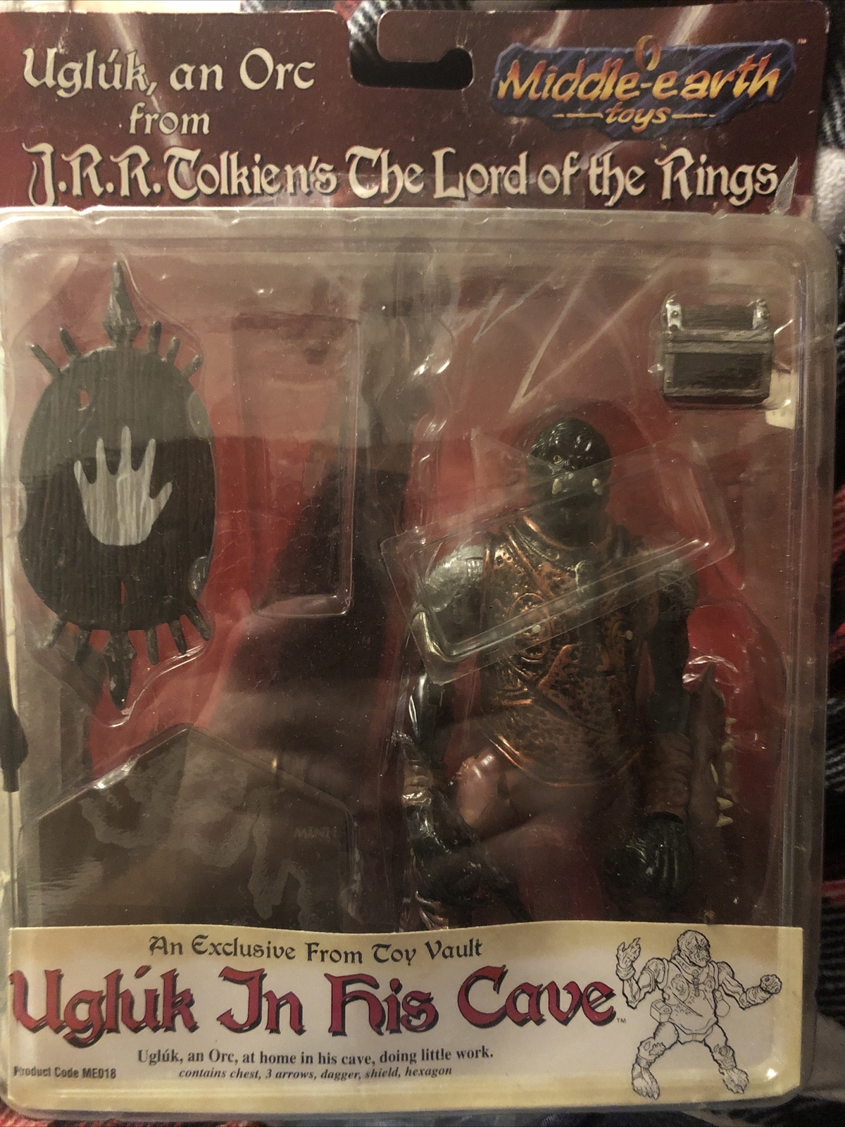 NIB Middle Earth Toys - Lord of the Rings - UGLUK IN HIS CAVE