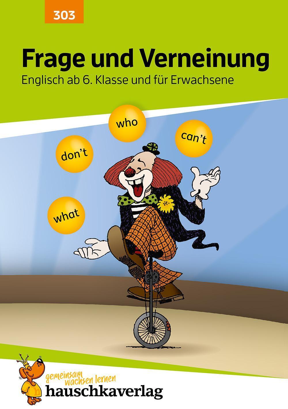 Thumbnail - Englisch - Frage Und Verneinung. Englisch Ab 6. Klasse Und Für