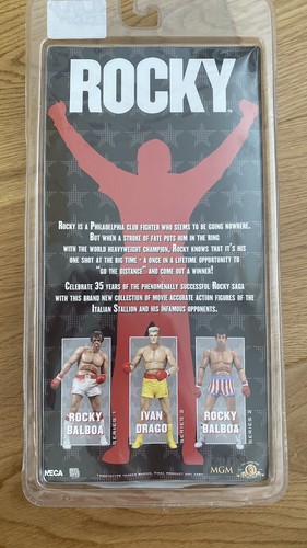 NECA Rocky Series 1 - Rocky Balboa Post Fight (Battle damaged) Brand New Sealed - Picture 3 of 6