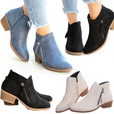 Stivaletti Chelsea scarpe donna biker zip slip on invernali casual donna taglia