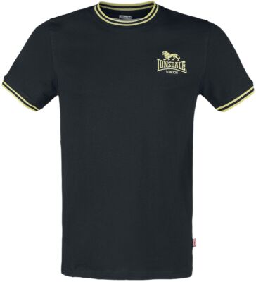 Lonsdale London T-Shirt Herren DUCANSBY schwarz Basics, Streetwear