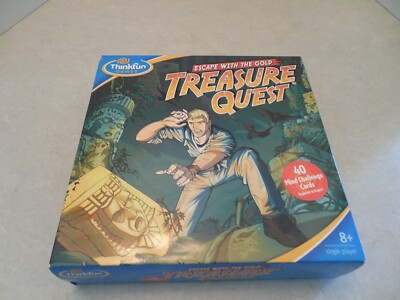 TREASURE QUEST GAME, ESCAPE WITH THE GOLD, THINKFUN GAMES, 2006, OPEN BOX!
