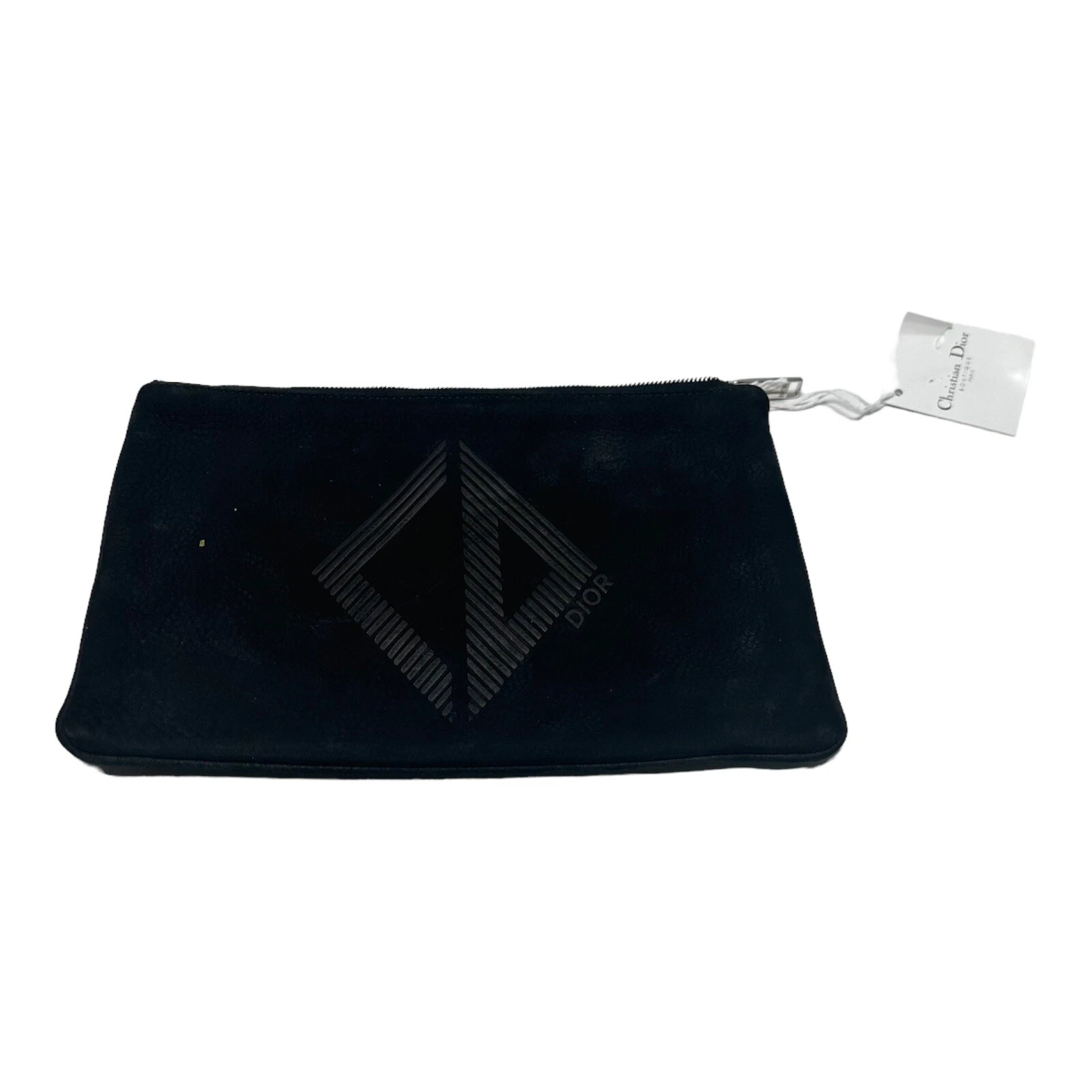 Sac pochette noir Dior *fermeture éclair abîmée*