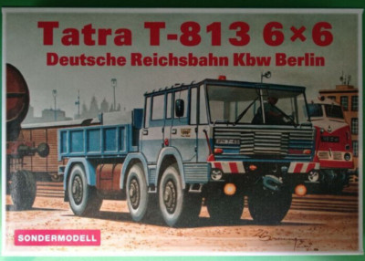 SDV 5217 Tatra 813 6x6 DR, , SDV, DDR Kbw Berlin,Plastikbausatz 1/87, H0,