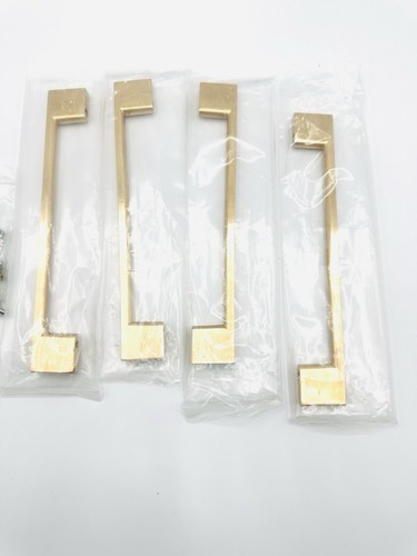 RZDEAL 4 Pcs Solid Brass Cabinet Pulls 6 1/4-inch - Hole Centers Kitchen Handles - Picture 2 of 3