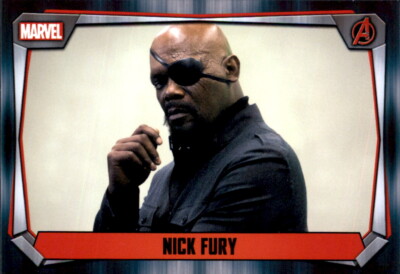 Topps Trading Card 25 - Nick Fury - Marvel Missions 2017
