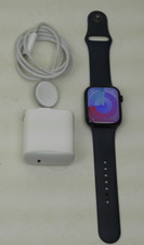 Apple Watch Series 7 GPS 45mm Aluminum Case w/Black Band A2477 MKM63LL/A