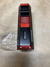 JetLine Challenger Triple Jet Torch Cigar Lighter - Red and Black - New