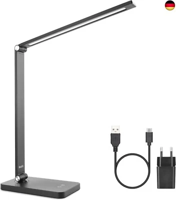 MARKE MAFITI Schreibtischlampe LED Dimmbar Tischlampe 5 Farb und 3 Helligkeitsstufen,