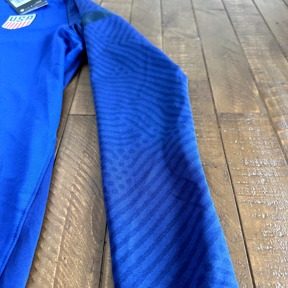 Nuevo con etiquetas Camiseta Nike Team USA Fútbol VaporKnit Strike Drill Azul CD2198-455 Para Hombres Mediana Foto 4 de 4