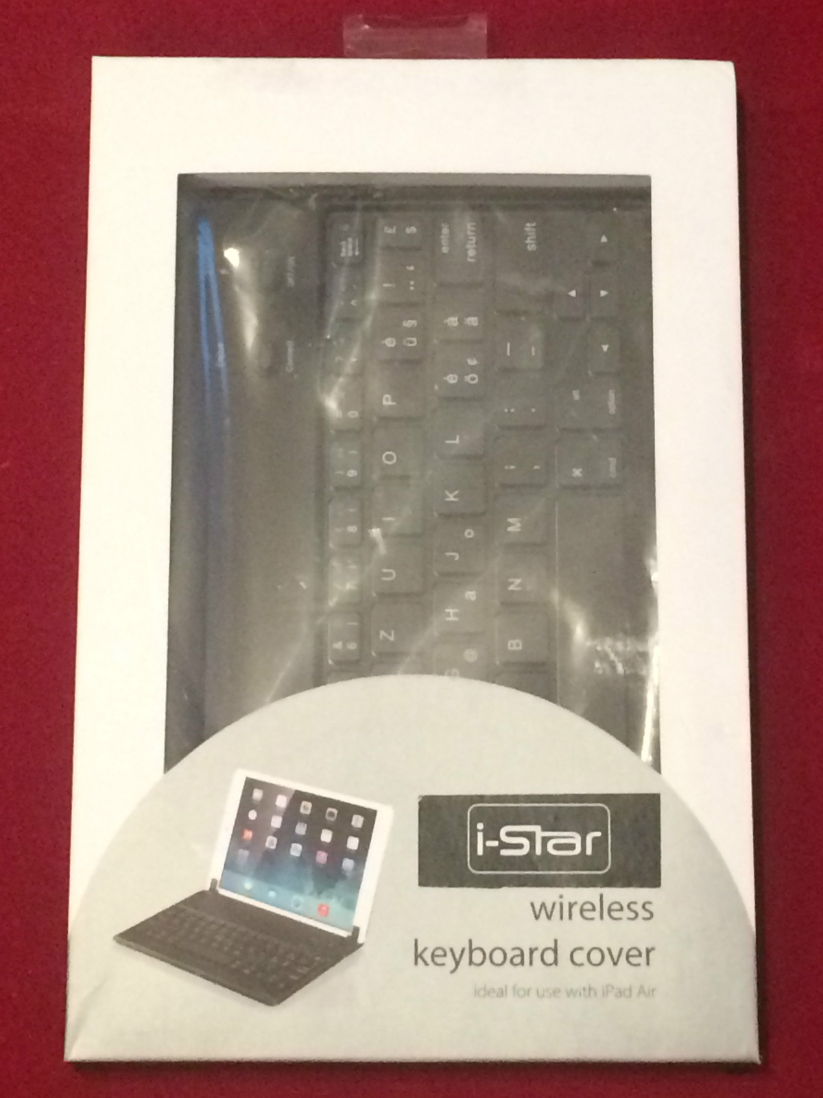 i-Star/I Want It Wireless Keyboard Cover for iPad Air  ** BNIB **