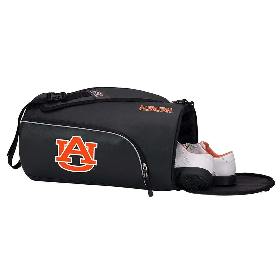 Nuevo NCAA Auburn Tigers Squadron Premium Bolsa de Lona Bolsa de Gimnasio Bolsa de Entrenamiento Foto 3 de 4