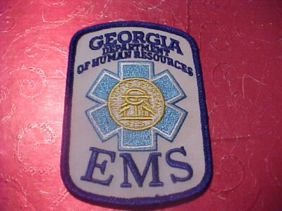GEORGIA DEPARTMENT  HUMAN RESOURCES E.M.S.   PATCH SHOULDER SIZE UNUSED