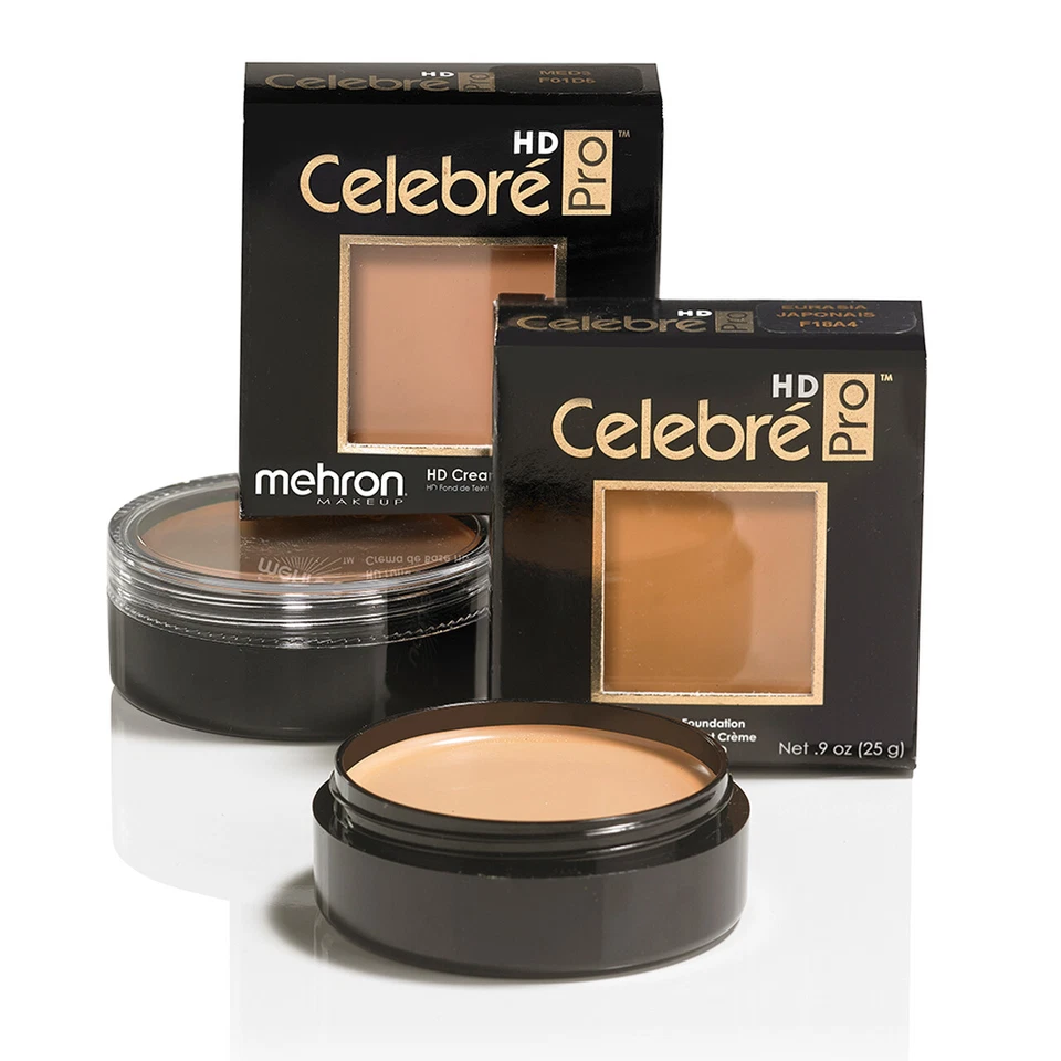 MEHRON CELEBRE PRO-HD CREAM THEATRICAL STAGE FILM FOUNDATION FACE & BODY MAKEUP - image 2 of 3