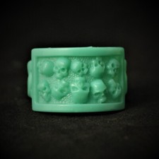 2 pcs Ring Wax patterns for lost wax casting Gold jewelry/injection wax 700120