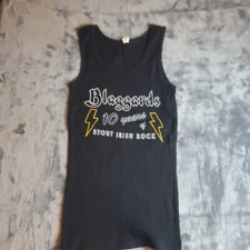 Blaggards 10 Years Stout Irish Rock Womens Tank Top Size Small 