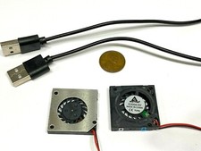 2 Pieces USB Blower fan 3004 5V 30mm 4mm 3cm mini small cpu 3d printer micro E14