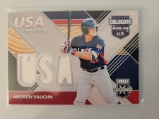 Andrew Vaughn USA Materials 2020 Panini Elite Extra Edition Baseball