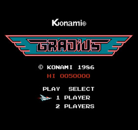 Gradius Konami pre-owned Nintendo Famicom NES Tested