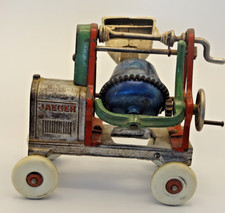 Antique Kenton Jaeger Cement Mixer Cast Iron Toy All Original