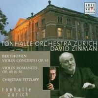 Beethoven: Violinkonzert Und Romanzen Von Zinman, Tetzlaff | Cd | Zustand Neu