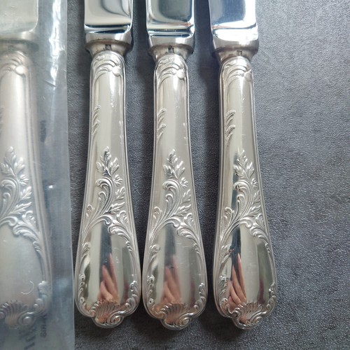 Christofle Marly 6pcs Silverplate Flatware Fruits Knife Excellent - Picture 13 of 24
