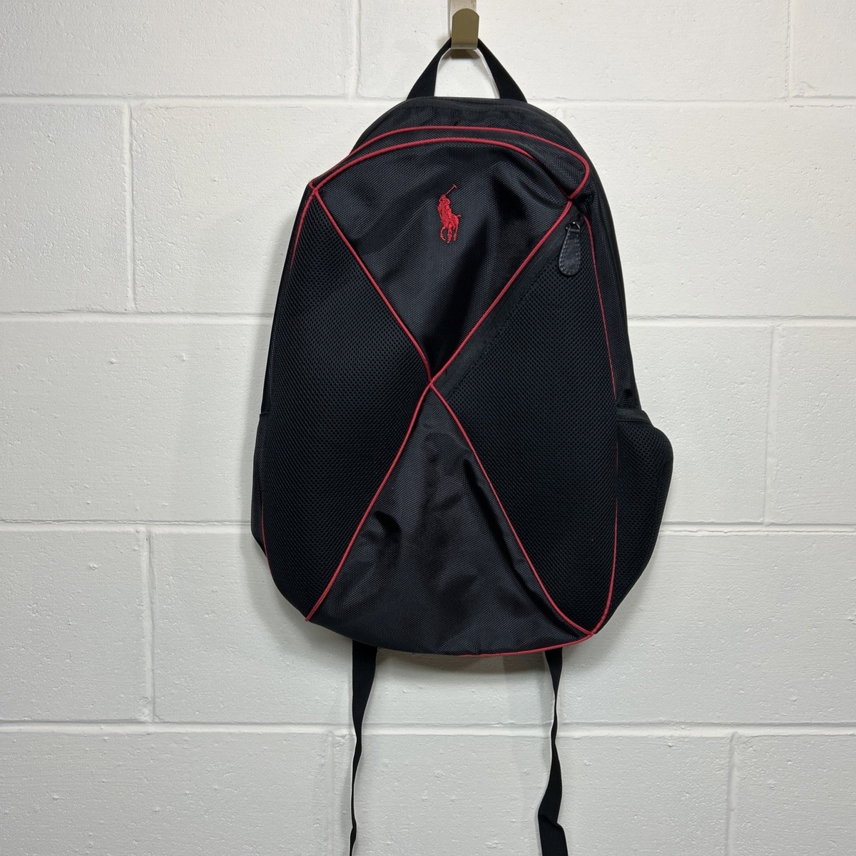 Polo Ralph Lauren Backpack Red & Black | eBay