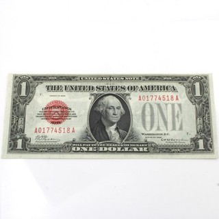 Series 1928 $1 Funnyback Red Seal Legal Tender U.S. Currency No Reserve #C859 5