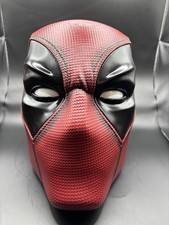 Deadpool Full Helmet Mask 3D Printed Magnetic Face Plates Cosplay Display