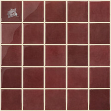 Thicker Red Kitchen Adhesive Tiles, 10 Pieces, 30.5 X 30.5 Cm, Paraschizz