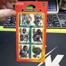 1997 Crown Pro Q.B. Club NFL Jacksonville Jaguars VINTAGE Football Stickers NEW