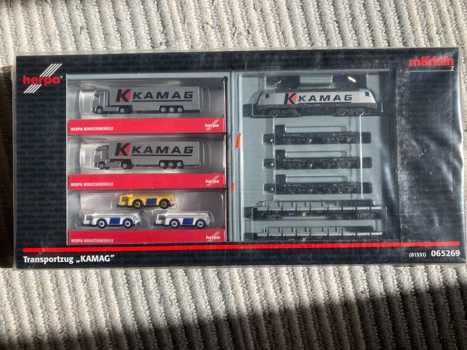 Märklin mini-club/HERPA - 81351/065269 Transportzugpackung "KAMAG"