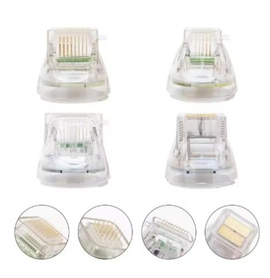 10 25 64 Nano Pins RF Cartridge Tip For Fractional Machine Facial Skin Lifting