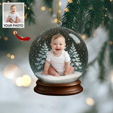 Custom Name Christmas Ornament for Baby  s First Christmas Keepsake Ornament