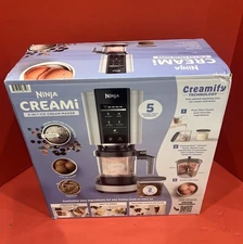 Ninja CREAMi 5-in-1 Ice Cream Maker - Sorbet + Milk Shakes + Frozen Yogurt - NEW