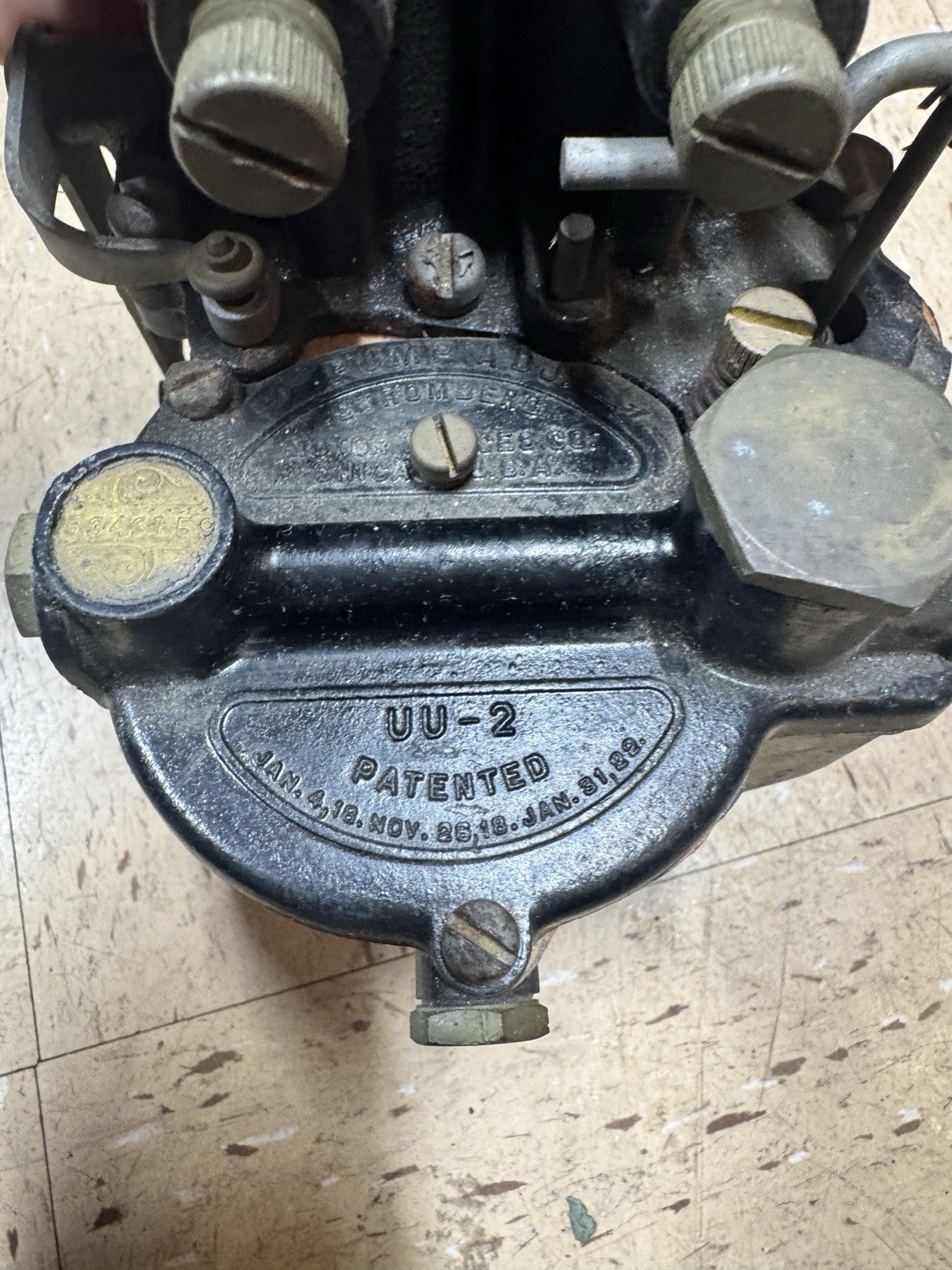 Stromberg UU-2 carburetor rebuilt Bugatti Duesenberg