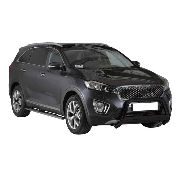 FrontbüGel FrontschutzbüGel FüR Kia Sorento 2014-2017 ø63Mm Stahl Schwarz Schutz-image