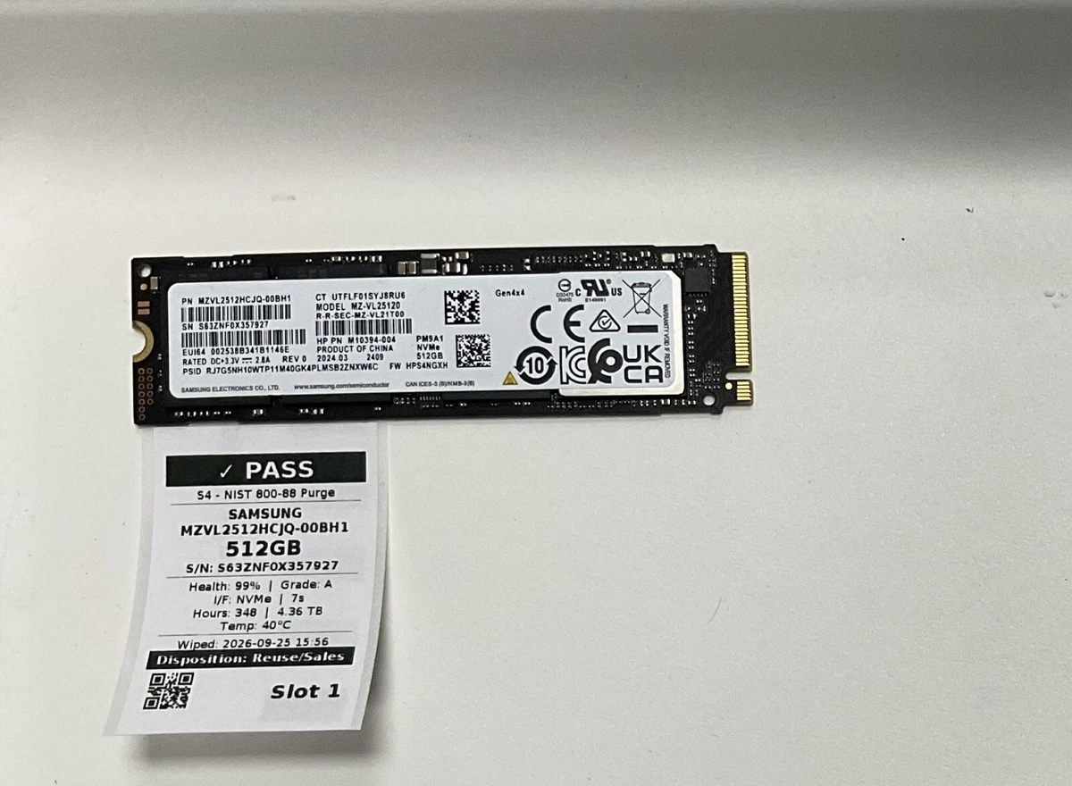 97%正常　512GB　M.2 NVMe M.2 Interface 512 GB Solid State Drives for sale - eBay