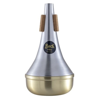 Bach Elite Mutes Straight Mute for Trombone, Brass Bottom