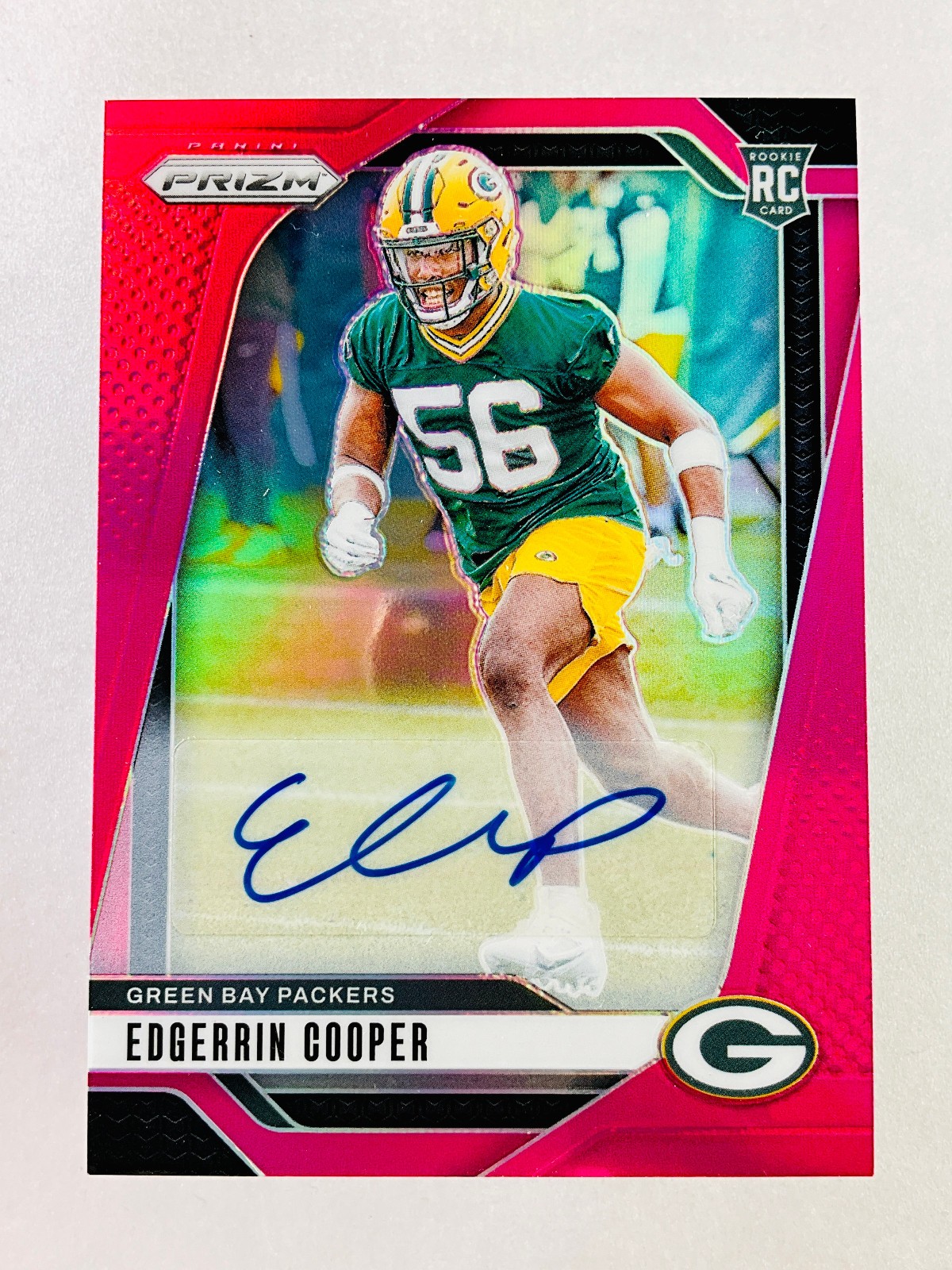 Edgerrin Cooper RC Auto 2024 Panini Prizm #331 Rookie Autographs Pink Prizm