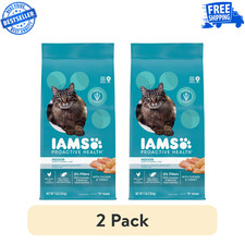 (2 pack) Iams Proactive Health Chicken And Turkey Dry Cat Food, 7 Lb Bag