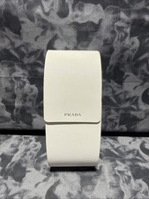 Prada Authentic Hard Eyeglass WHITE Case Extra Large Size
