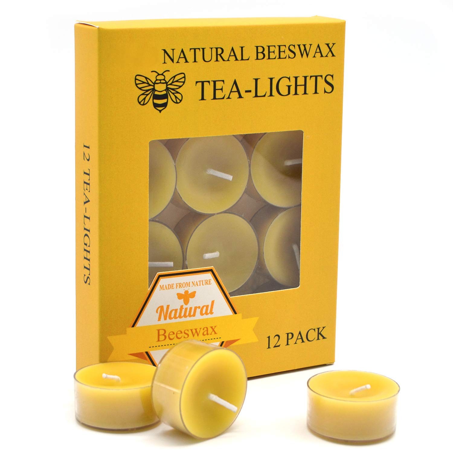 - Organic Candle 1 5 Inch, Yellow